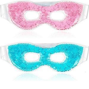 2 Pieces Gel Bead Eye Mask, Hot/ Cold